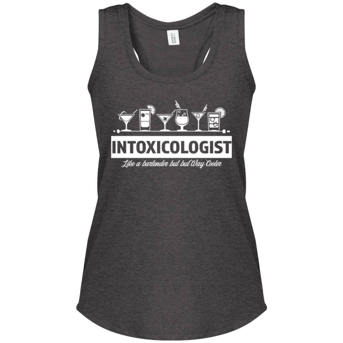 Intoxicologist Bartender Women's Perfect Tri Racerback Tank - Expressive DeZien