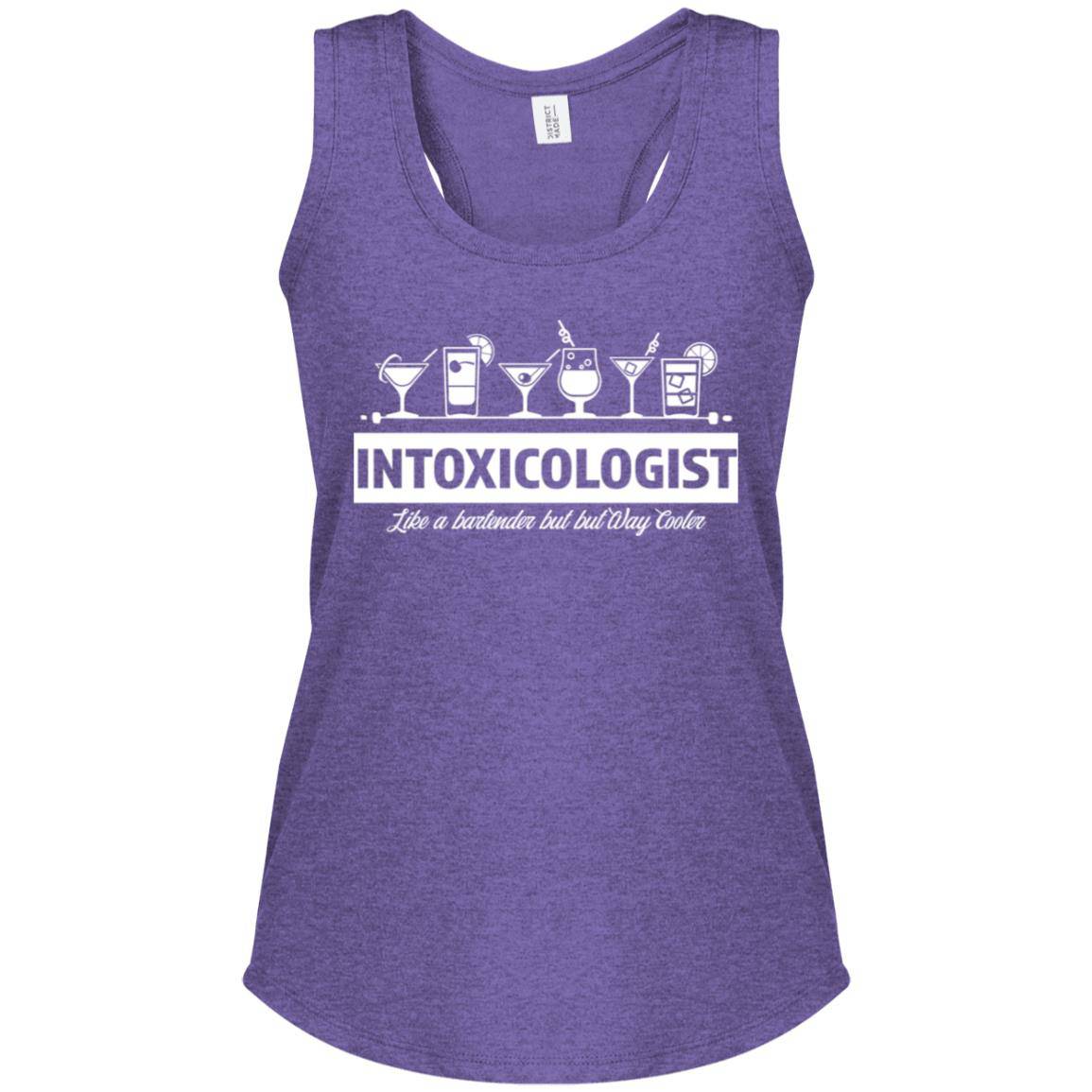 Intoxicologist Bartender Women's Perfect Tri Racerback Tank - Expressive DeZien