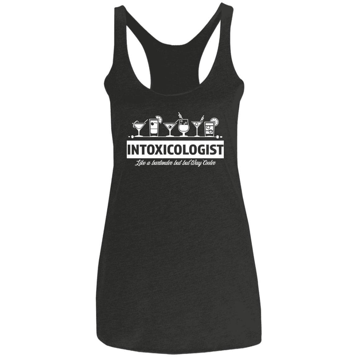 Intoxicologist Bartender Ladies' Triblend Racerback Tank - Expressive DeZien
