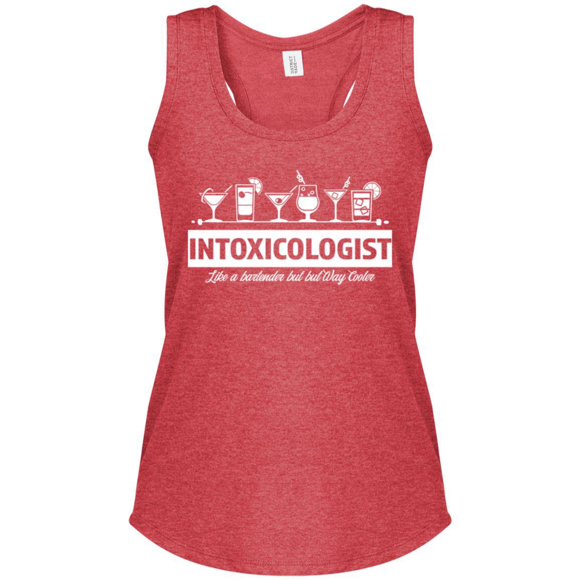 Intoxicologist Bartender Women's Perfect Tri Racerback Tank - Expressive DeZien