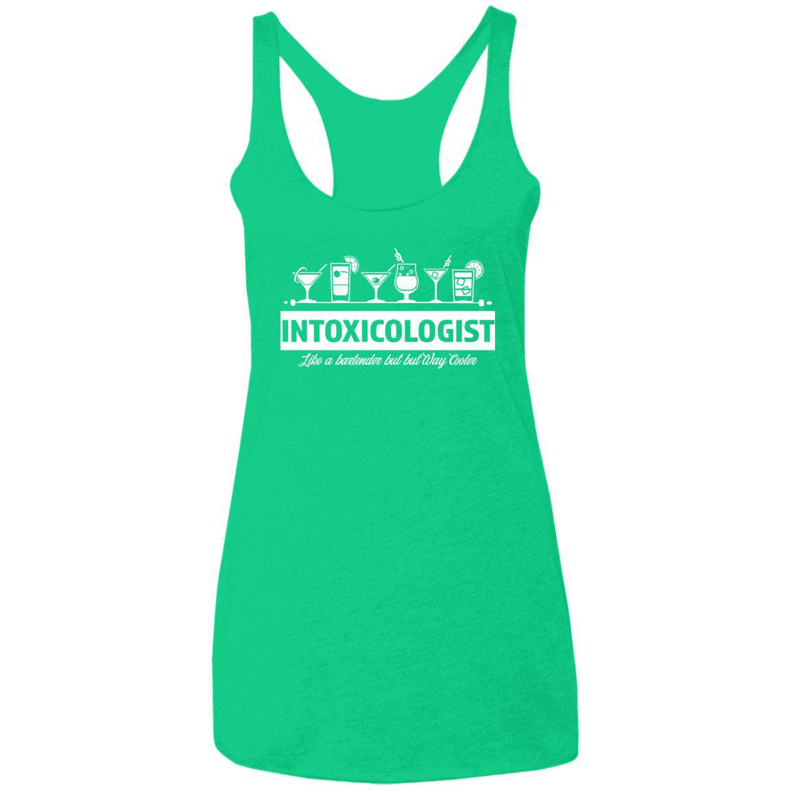 Intoxicologist Bartender Ladies' Triblend Racerback Tank - Expressive DeZien
