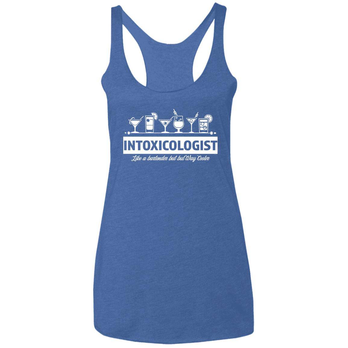 Intoxicologist Bartender Ladies' Triblend Racerback Tank - Expressive DeZien