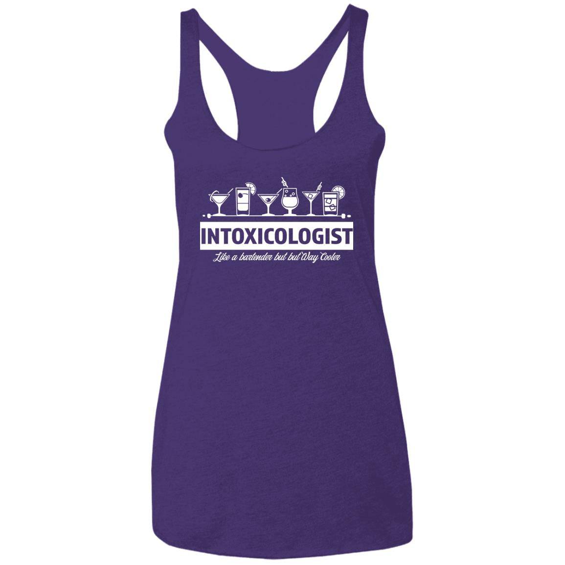 Intoxicologist Bartender Ladies' Triblend Racerback Tank - Expressive DeZien