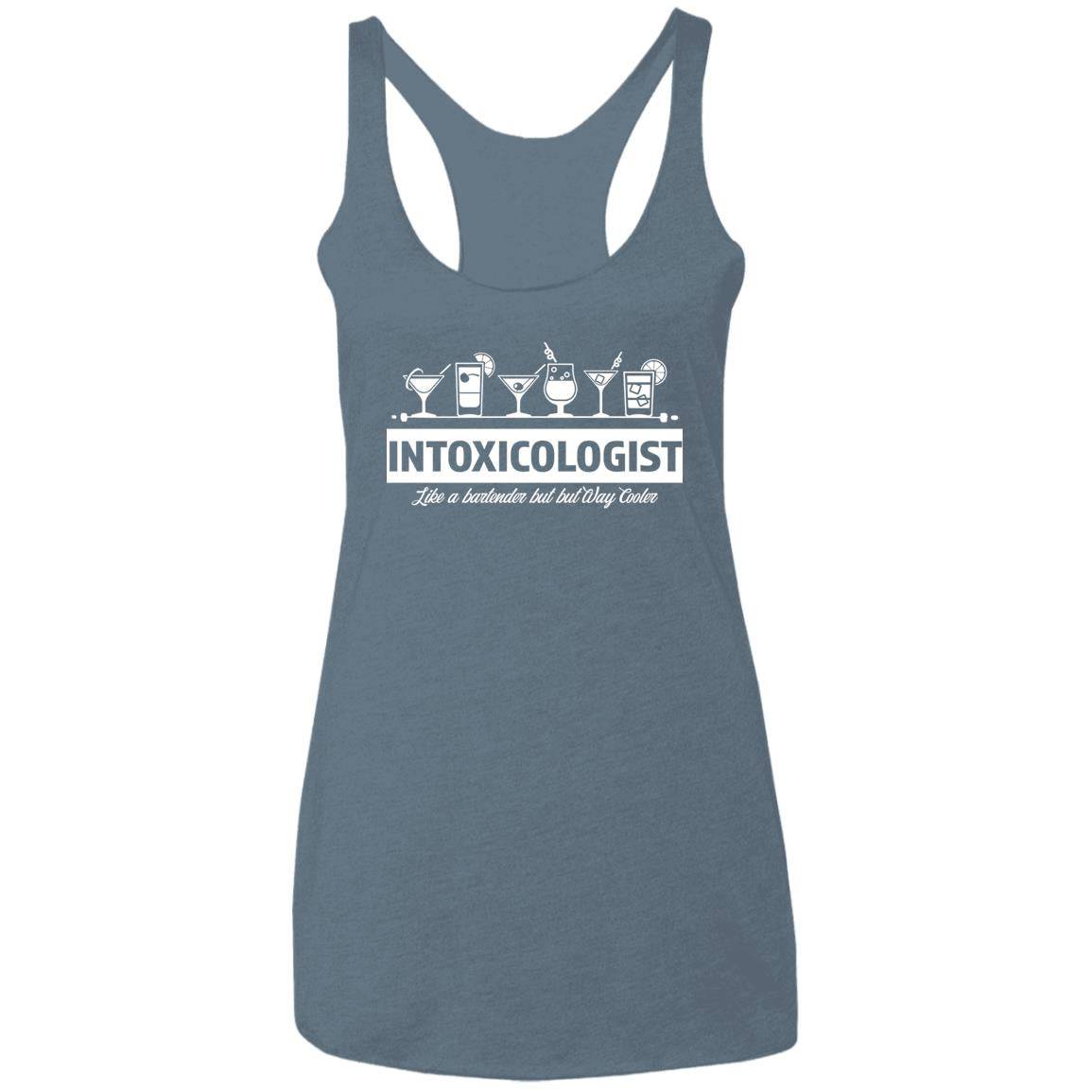 Intoxicologist Bartender Ladies' Triblend Racerback Tank - Expressive DeZien