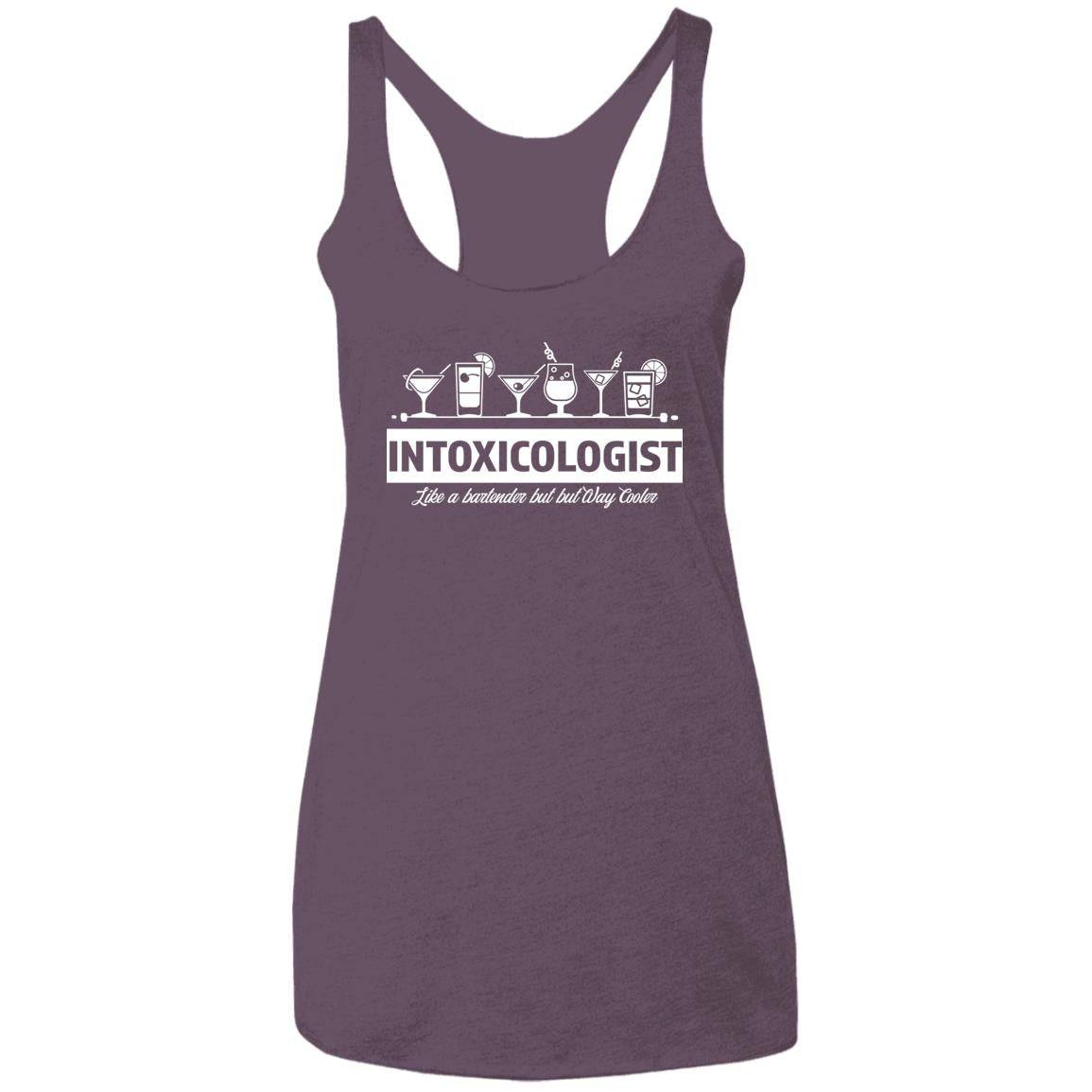 Intoxicologist Bartender Ladies' Triblend Racerback Tank - Expressive DeZien