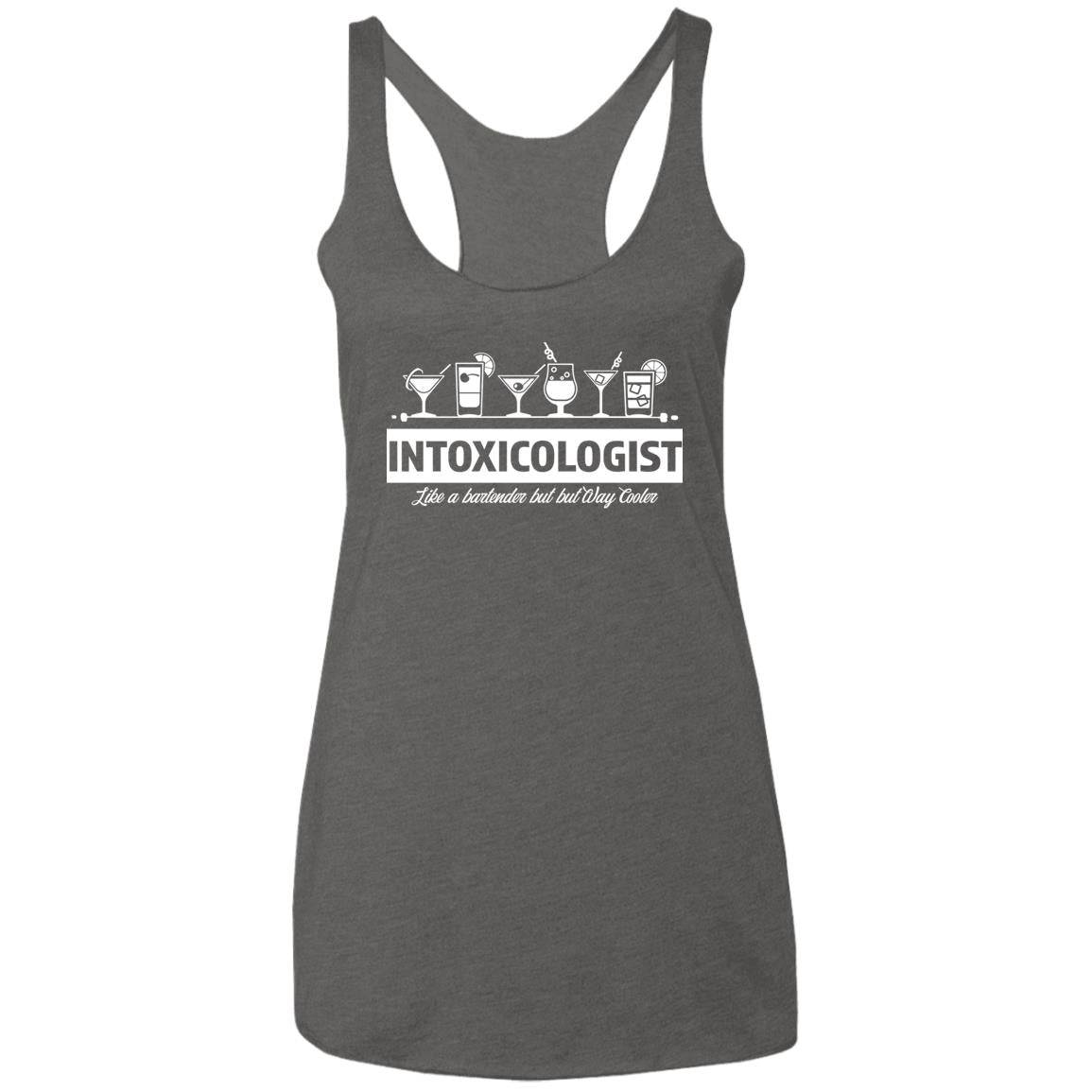 Intoxicologist Bartender Ladies' Triblend Racerback Tank - Expressive DeZien