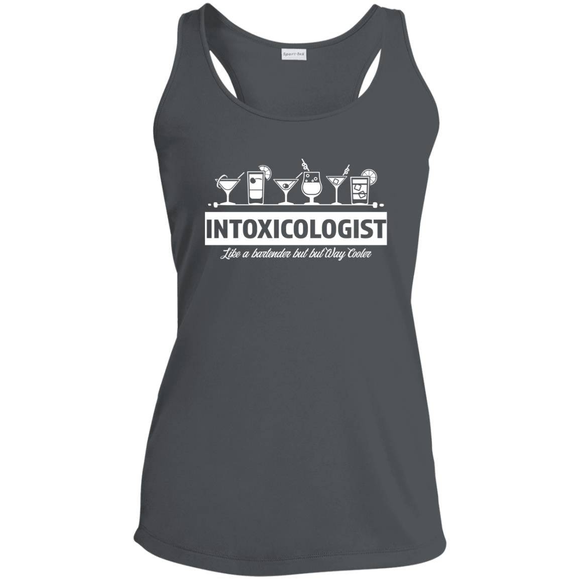 Intoxicologist Bartender Ladies' Performance Racerback Tank - Expressive DeZien