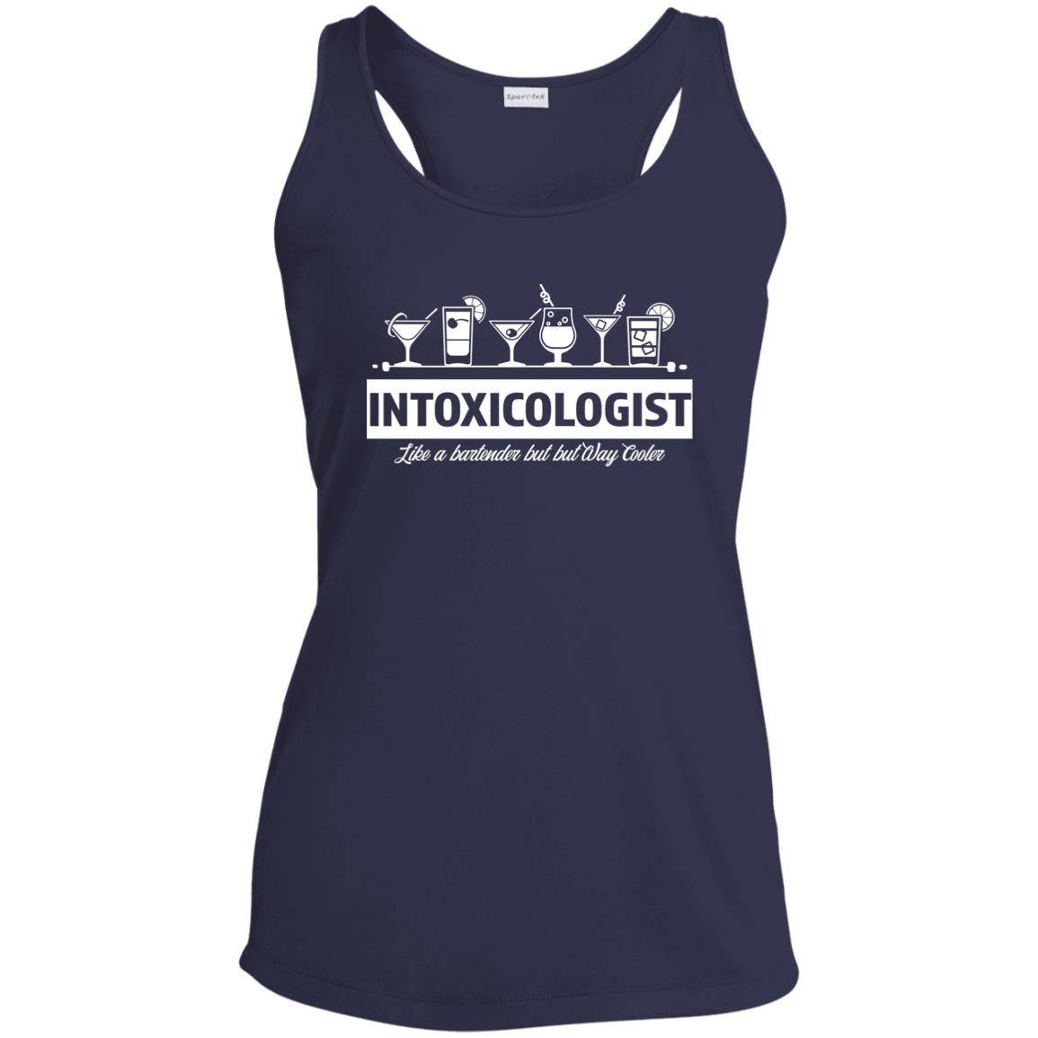 Intoxicologist Bartender Ladies' Performance Racerback Tank - Expressive DeZien