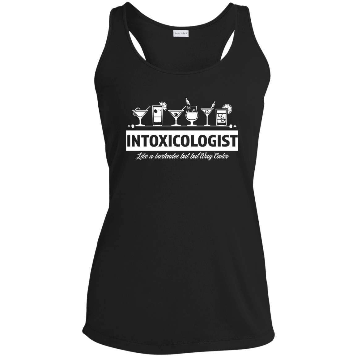 Intoxicologist Bartender Ladies' Performance Racerback Tank - Expressive DeZien