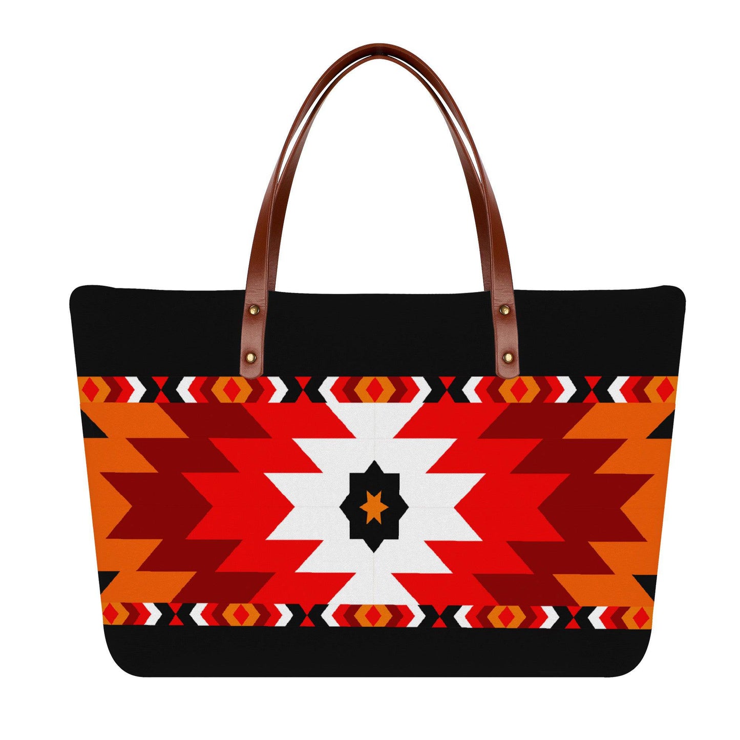 Cherokee Print Tote Bag Purse - Expressive DeZien 