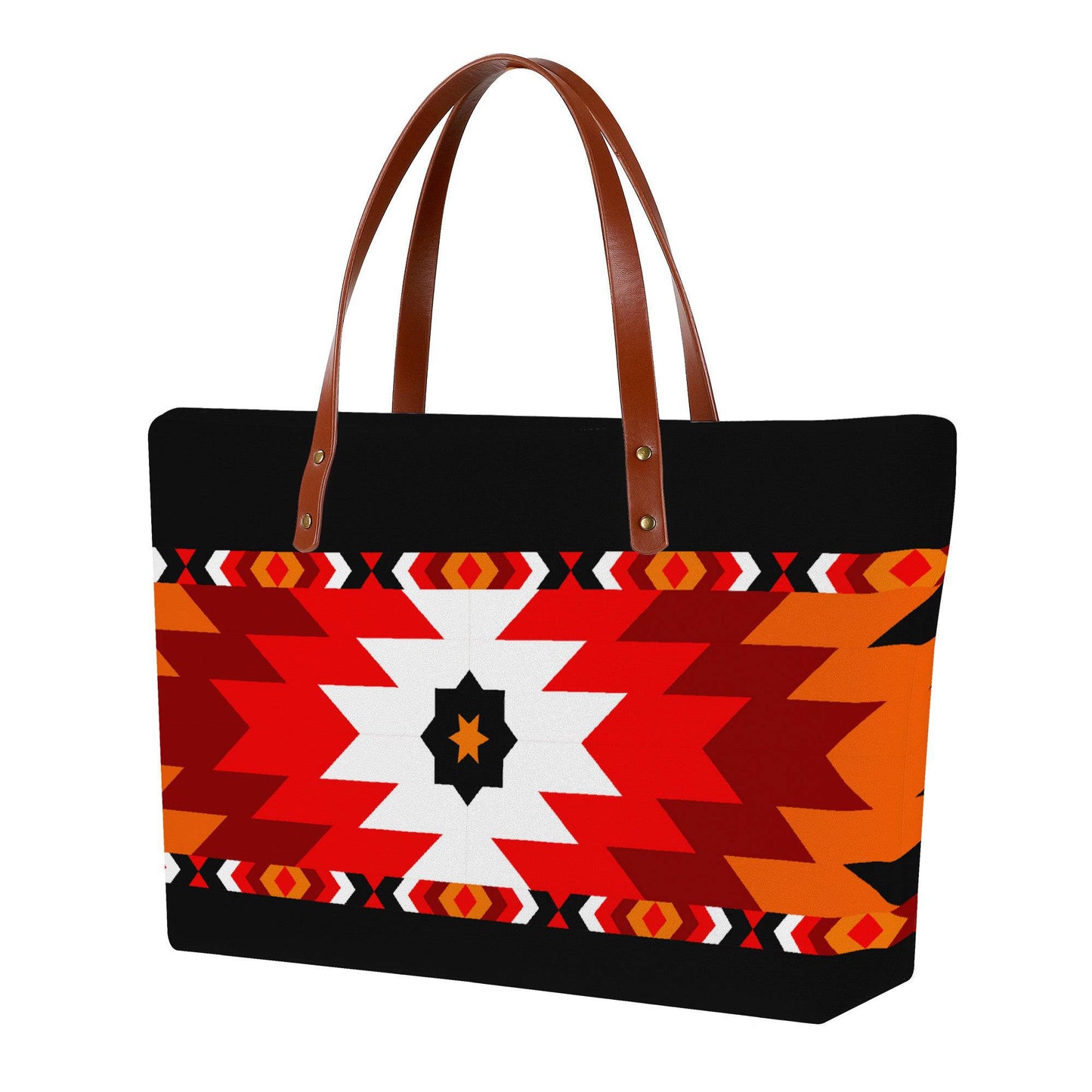 Cherokee Print Tote Bag Purse - Expressive DeZien 