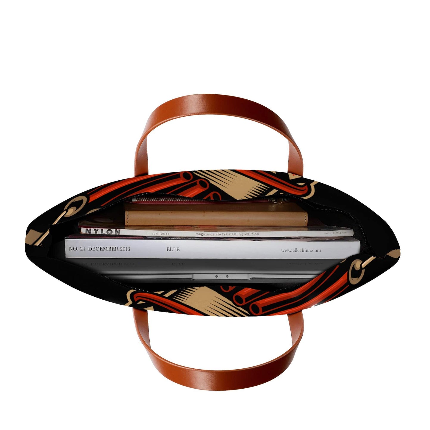 Native Chief Print Tote Bag Purse - Expressive DeZien