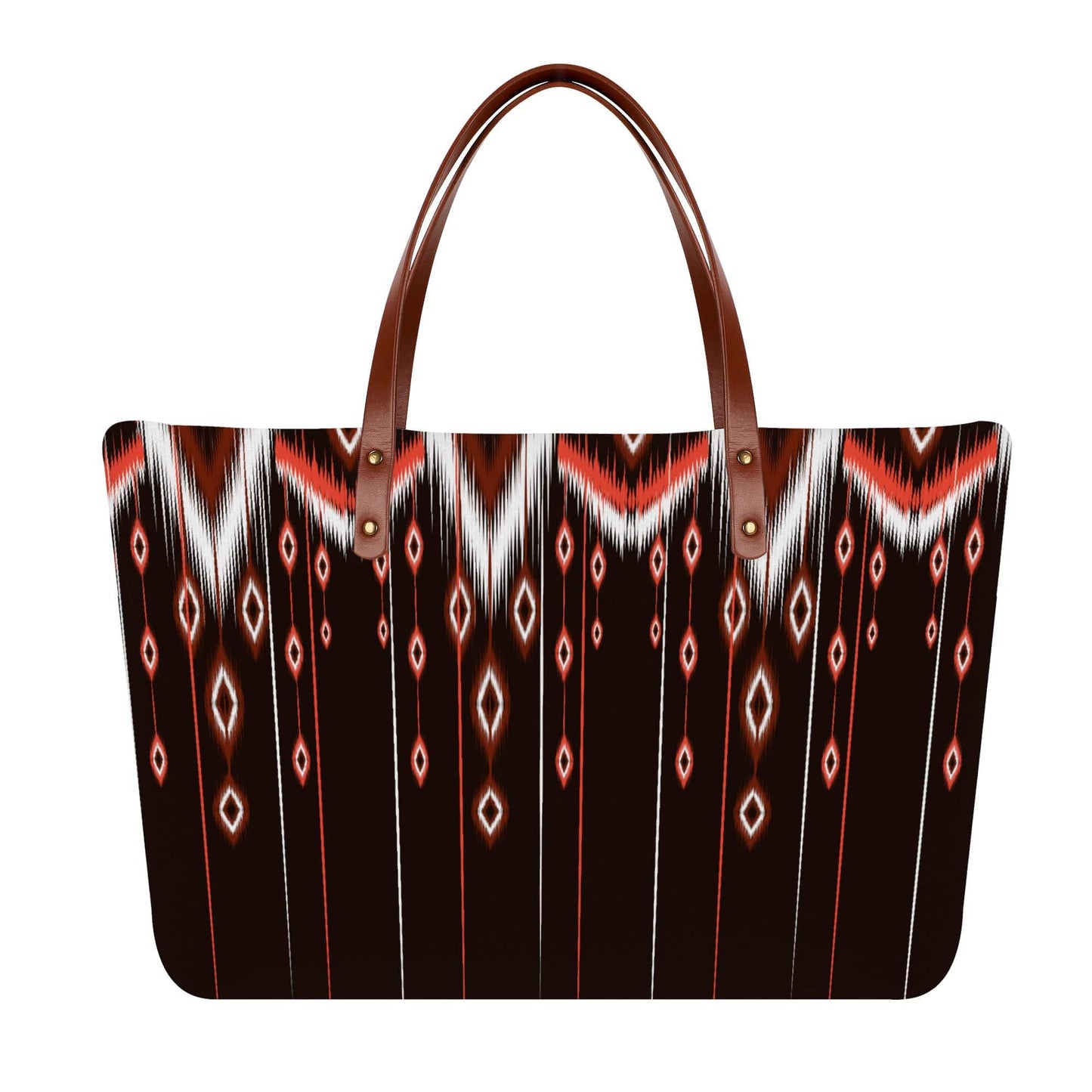 Dancing Fire Print Tote Bag Purse - Expressive DeZien