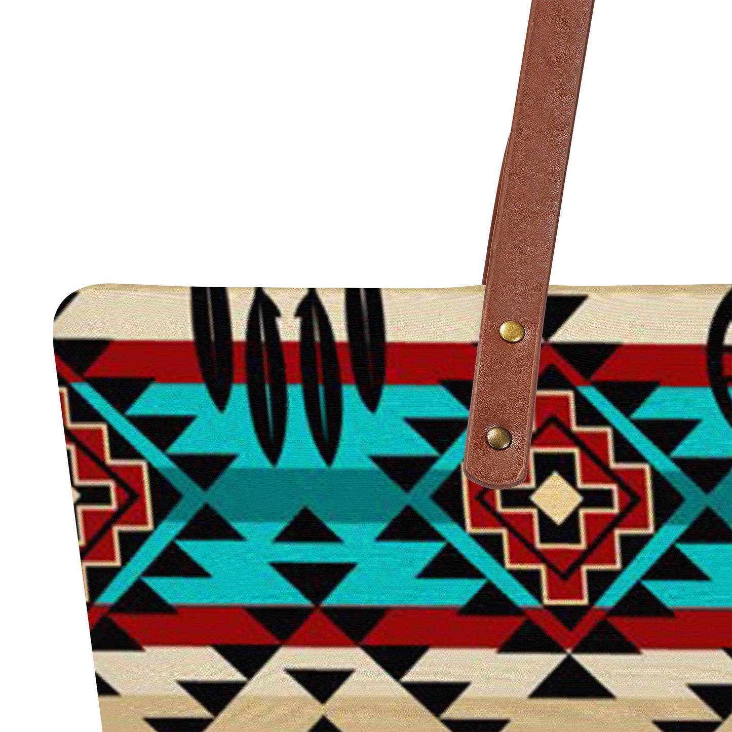 Native American Tribal Print Tote Bag Purse - Expressive DeZien