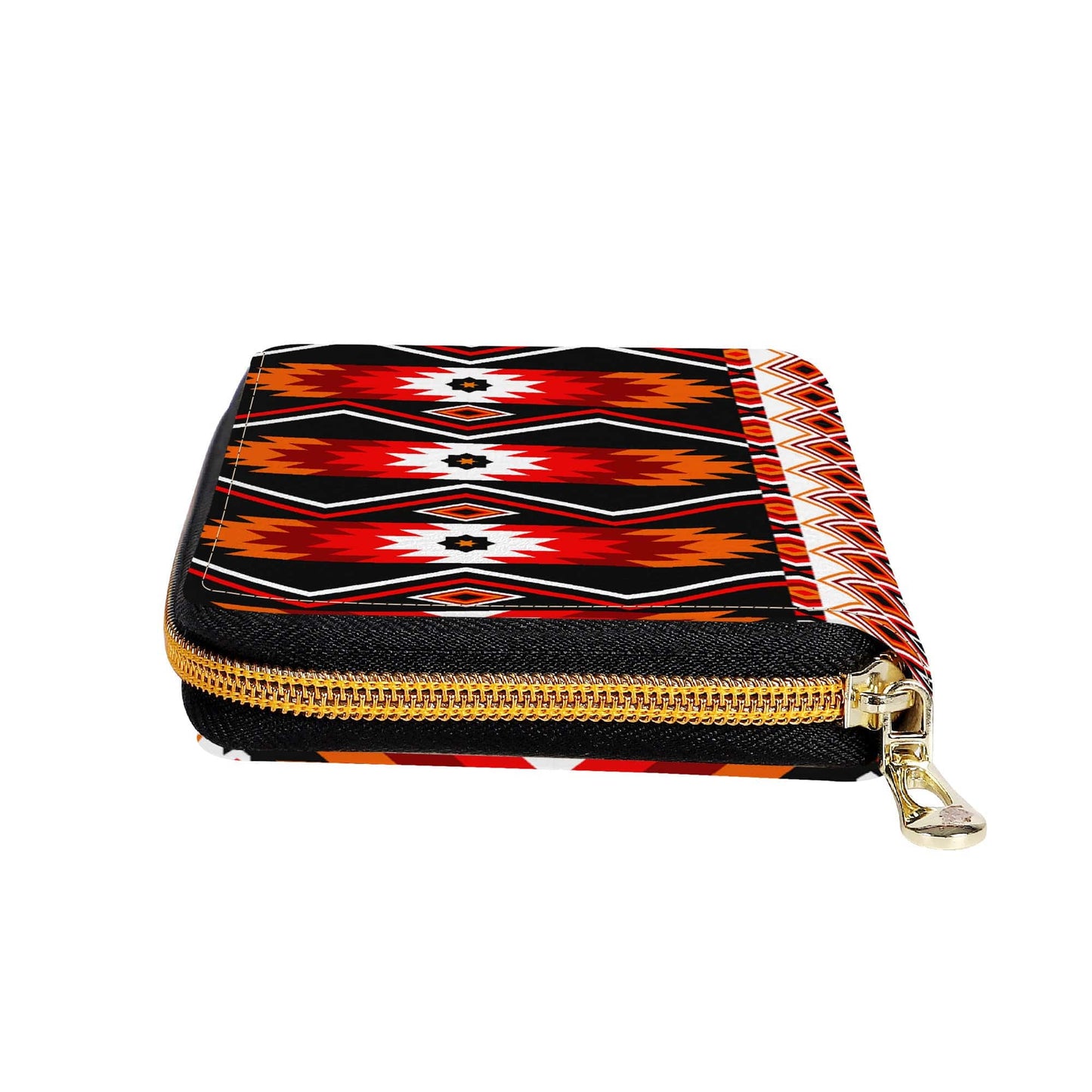 Cherokee Print Zipper Purse Clutch Billfold - Expressive DeZien