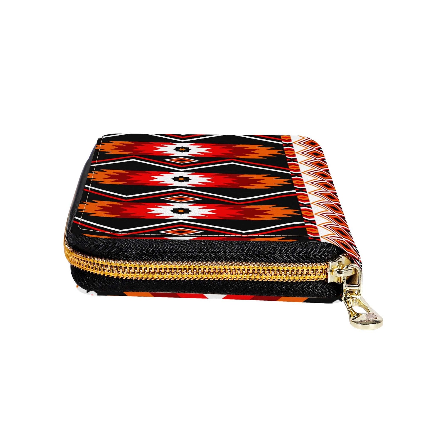 Cherokee Print Zipper Purse Clutch Billfold - Expressive DeZien 