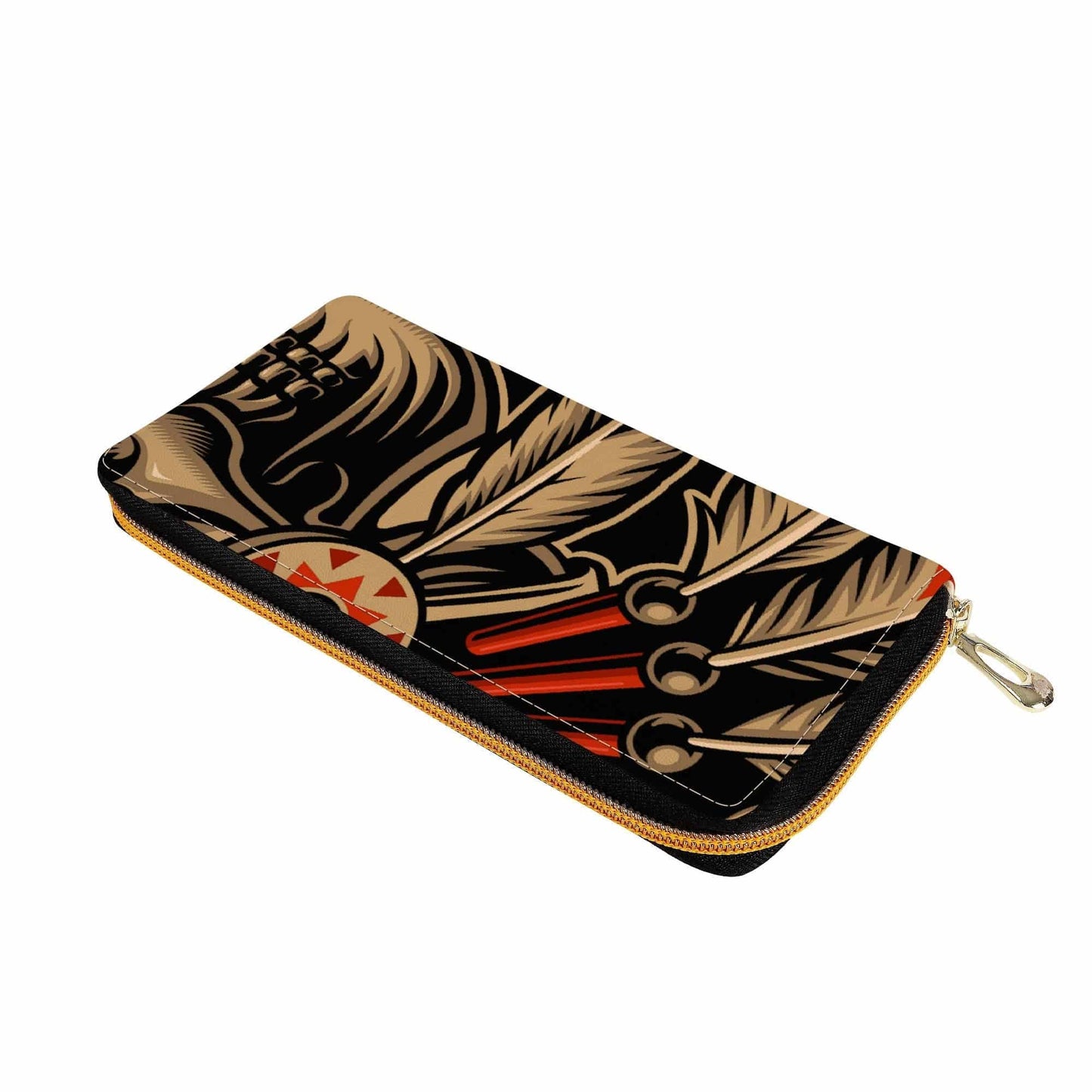 Native Chief Zipper Purse Clutch Billfold - Expressive DeZien