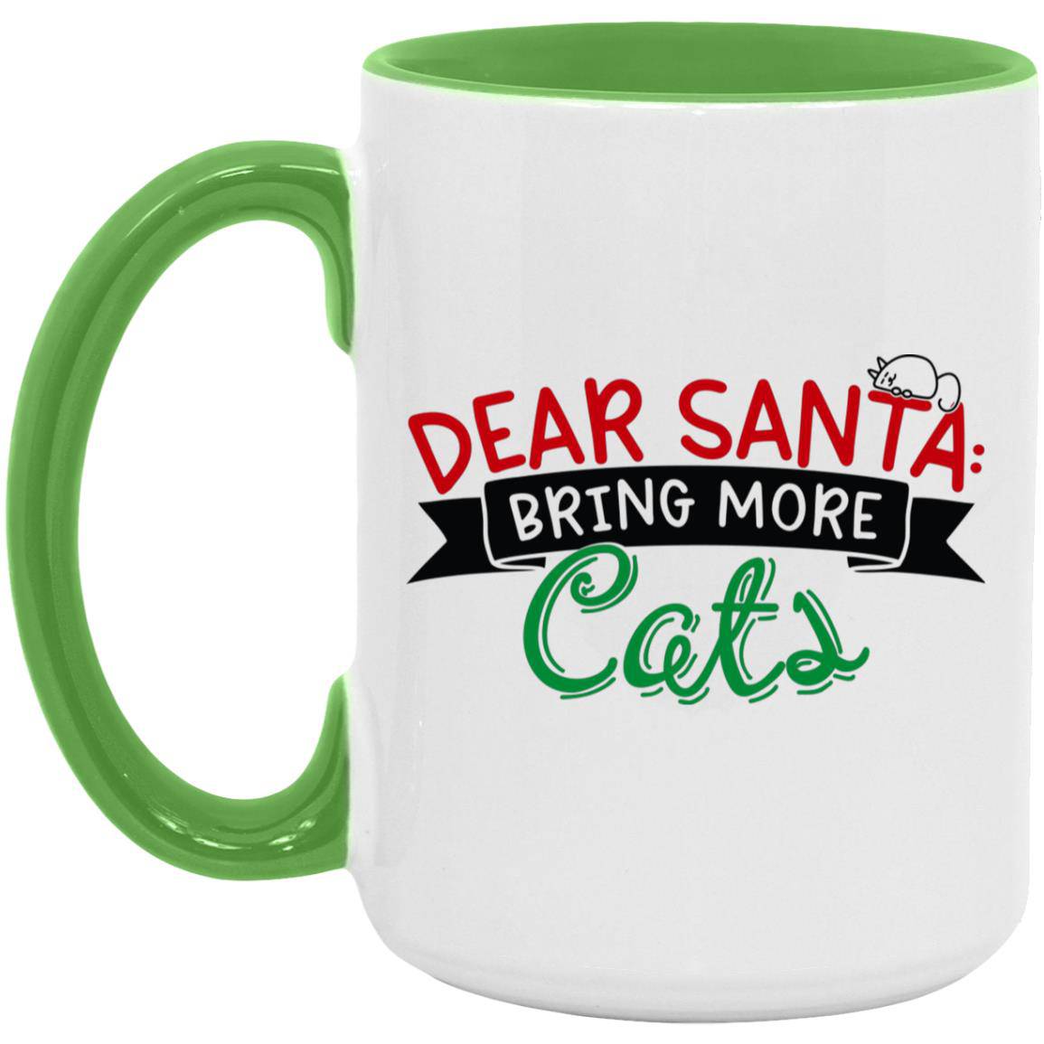 Dear Santa Christmas Mug 15oz. Accent Mug - Expressive DeZien
