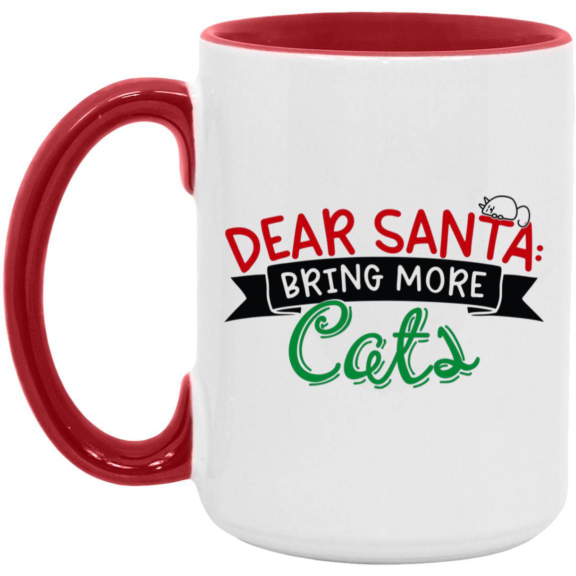 Dear Santa Christmas Mug 15oz. Accent Mug - Expressive DeZien