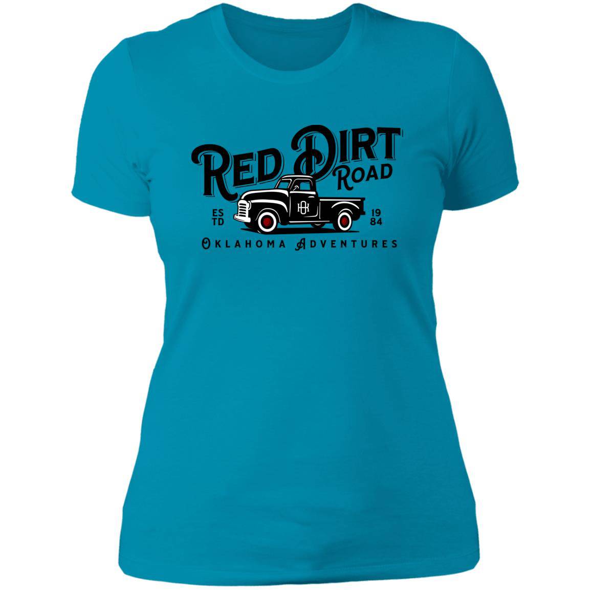 Red Dirt Road Adventures Next Level Ladies' Boyfriend Tee - Expressive DeZien