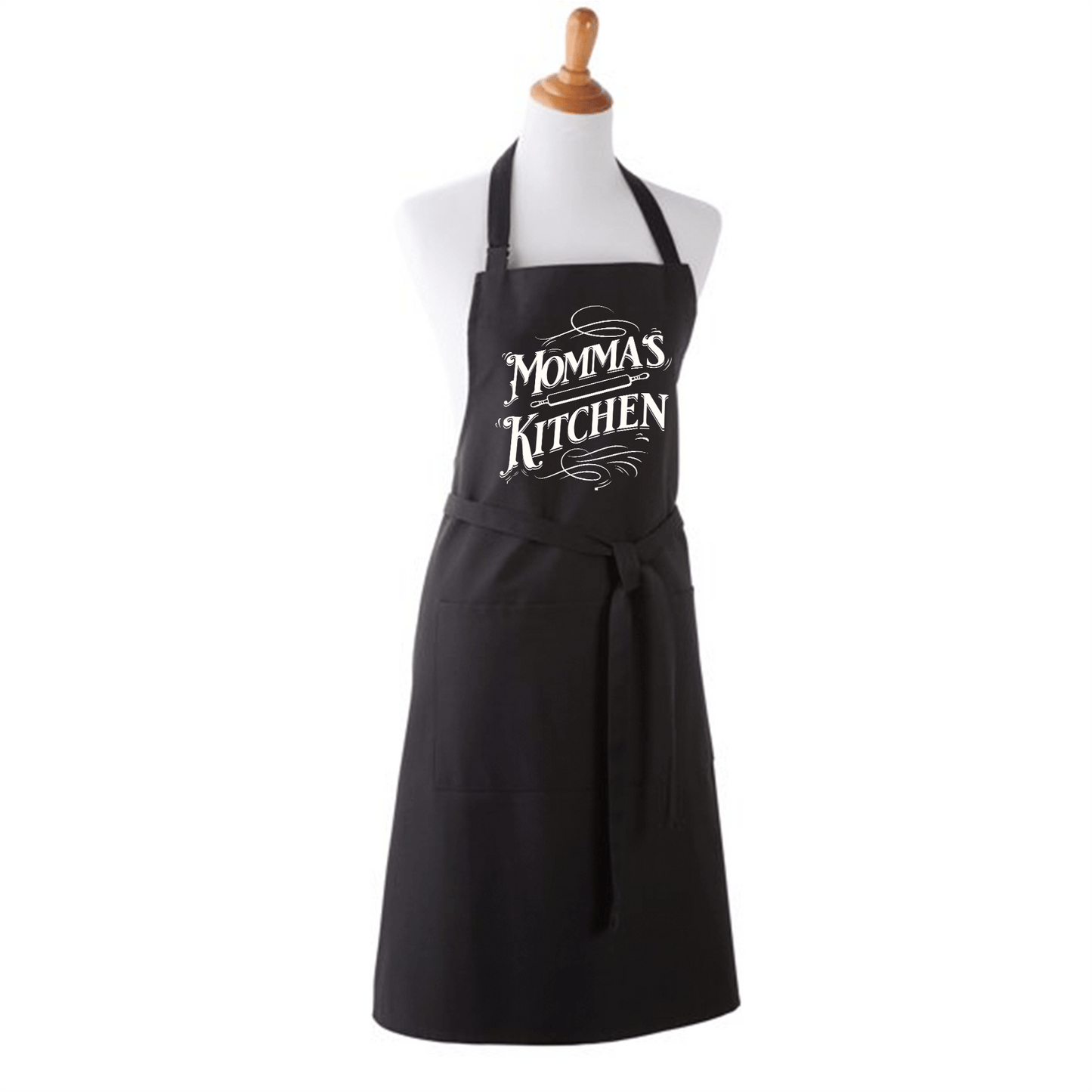 Momma's Kitchen Apron - Handmade & Adjustable - Expressive DeZien