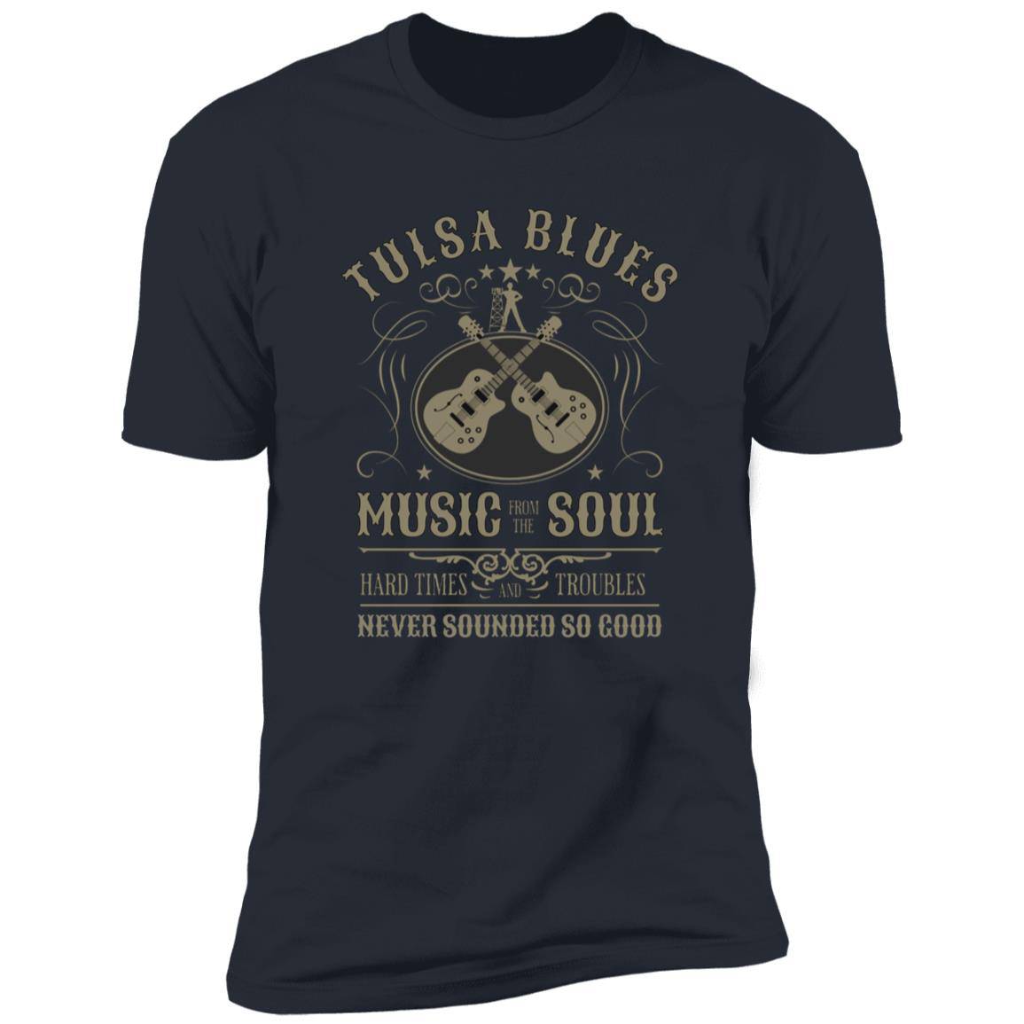 Tulsa Blues Music from the Soul Premium Next Level Short Sleeve T-Shirt - Expressive DeZien