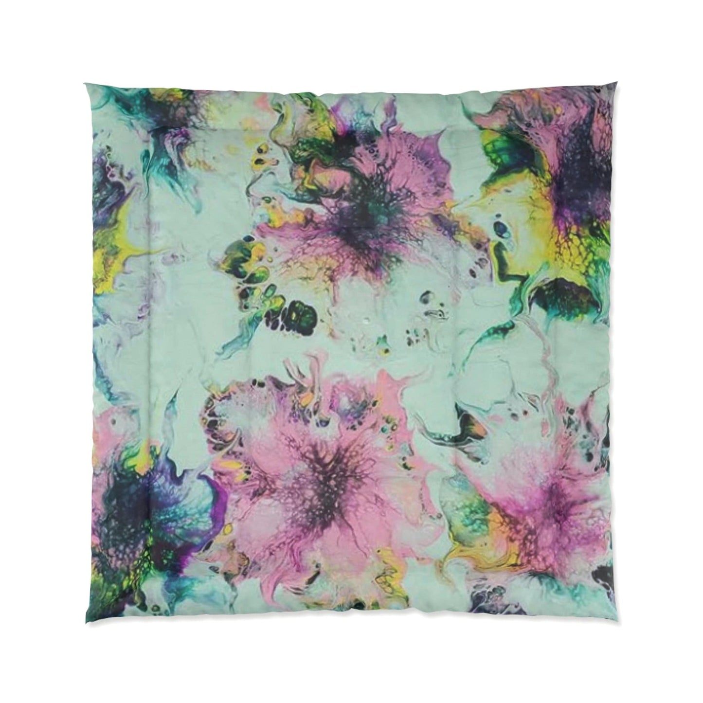 Watercolor Delight Luxury Polyester Comforter - Soft, Lightweight & Elegant - Expressive DeZien