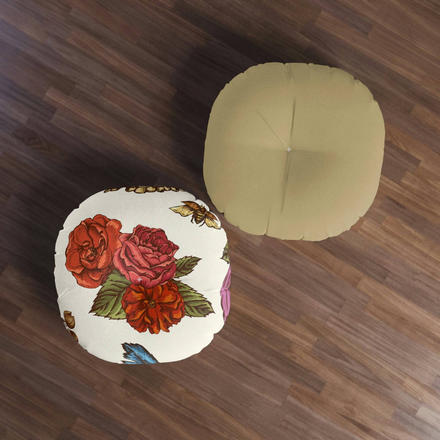Cozy Round Tufted Floor Pillow - Expressive DeZien