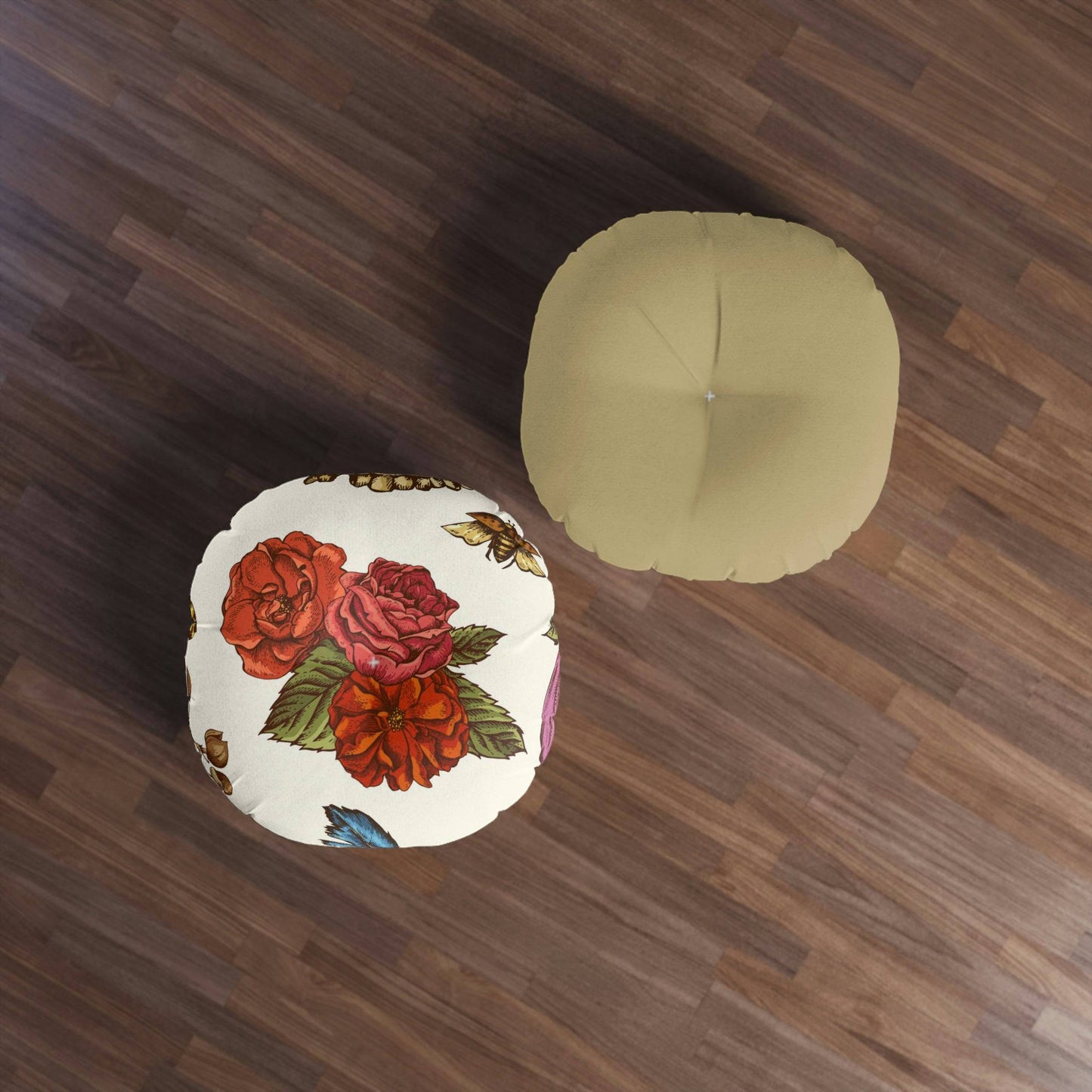 Cozy Round Tufted Floor Pillow - Expressive DeZien