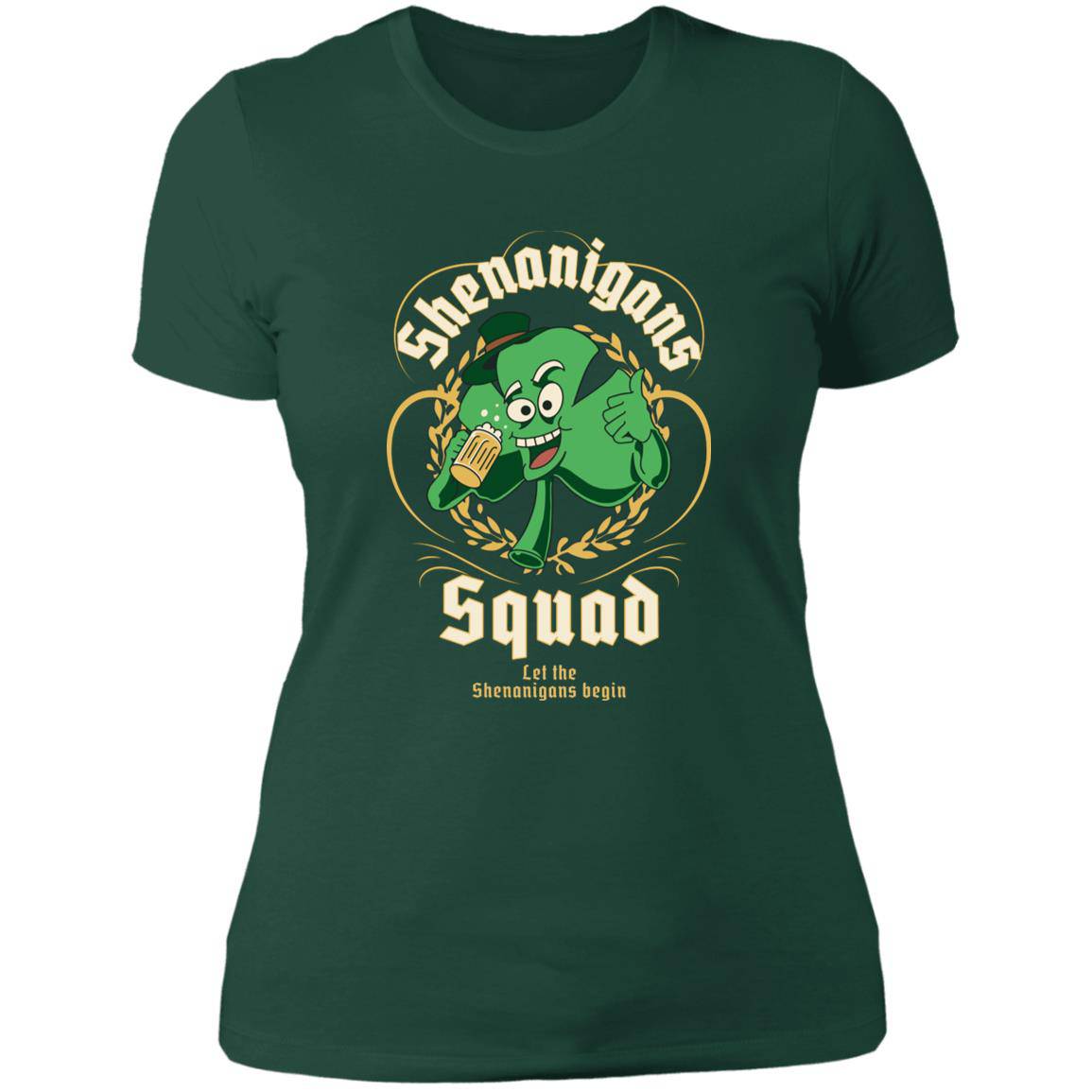 Shenanigans Squad Next Level Ladies' Boyfriend T-Shirt - Get ready for some fun! - Expressive DeZien