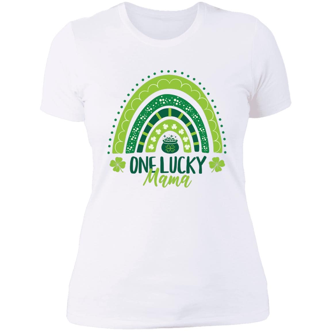 One Lucky Moma Next Level Ladies' Boyfriend T-Shirt - Expressive DeZien