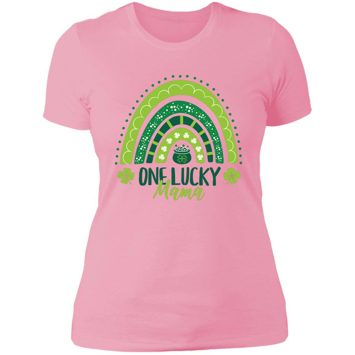 One Lucky Moma Next Level Ladies' Boyfriend T-Shirt - Expressive DeZien