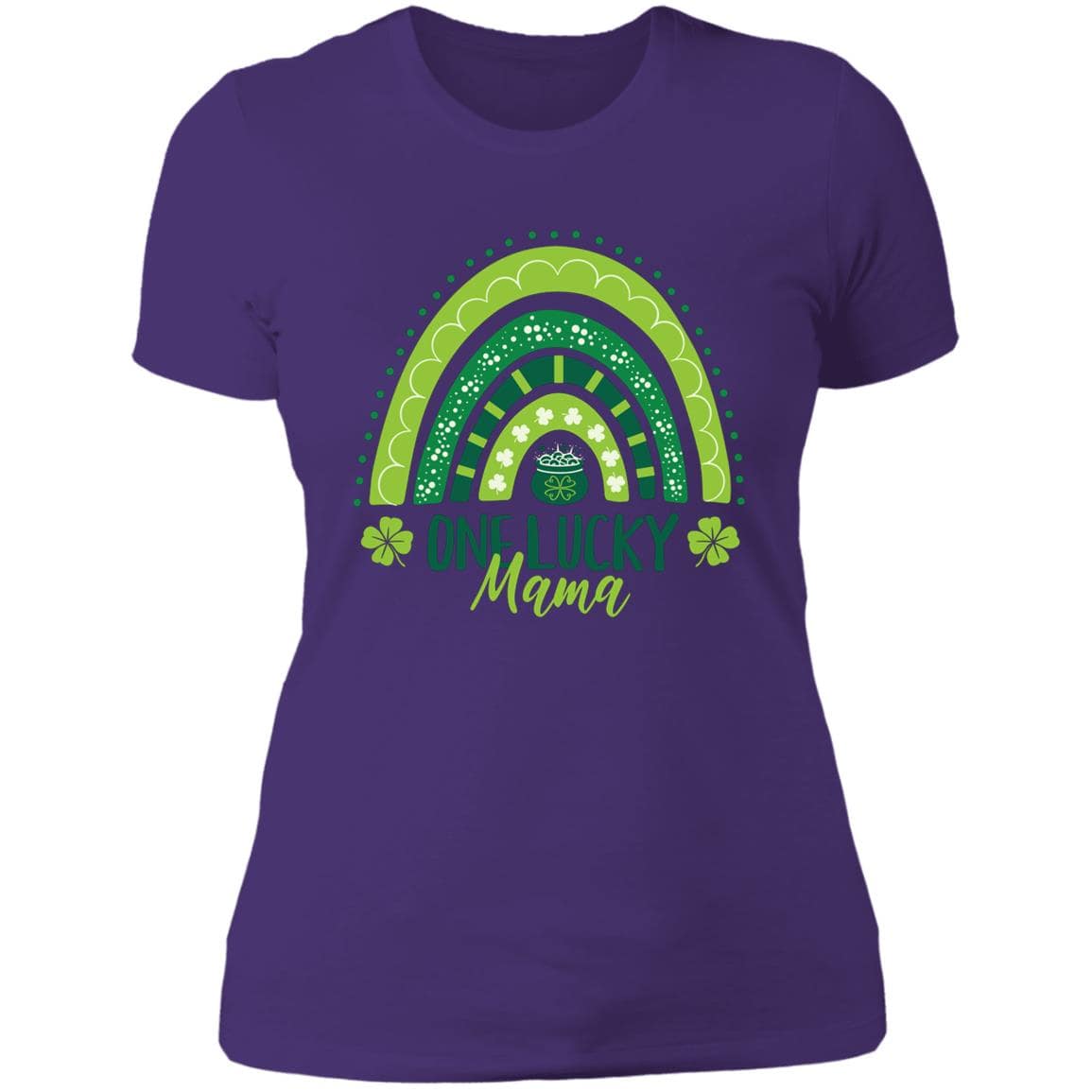 One Lucky Moma Next Level Ladies' Boyfriend T-Shirt - Expressive DeZien