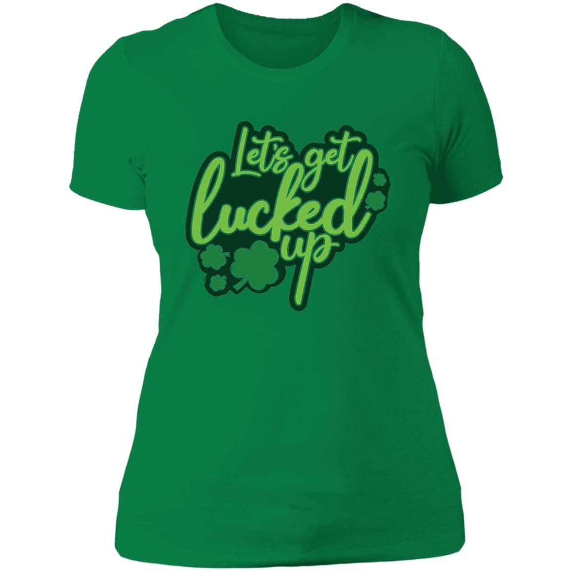 Let's Get Lucked Up - Next Level Ladies' Boyfriend T-Shirt - Expressive DeZien