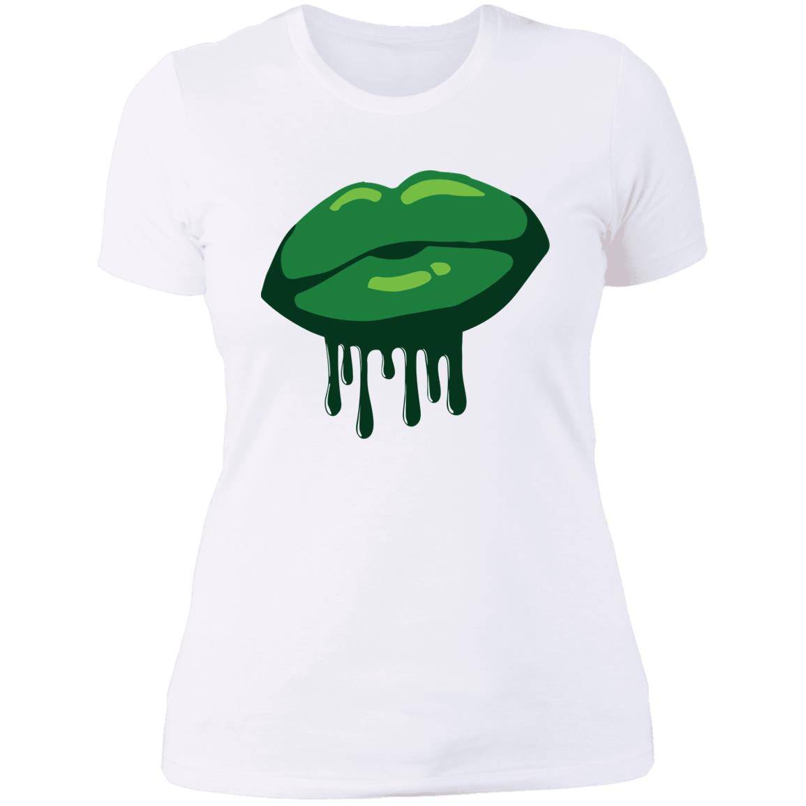 Irish Lips - Next Level Ladies' Boyfriend T-Shirt - Expressive DeZien