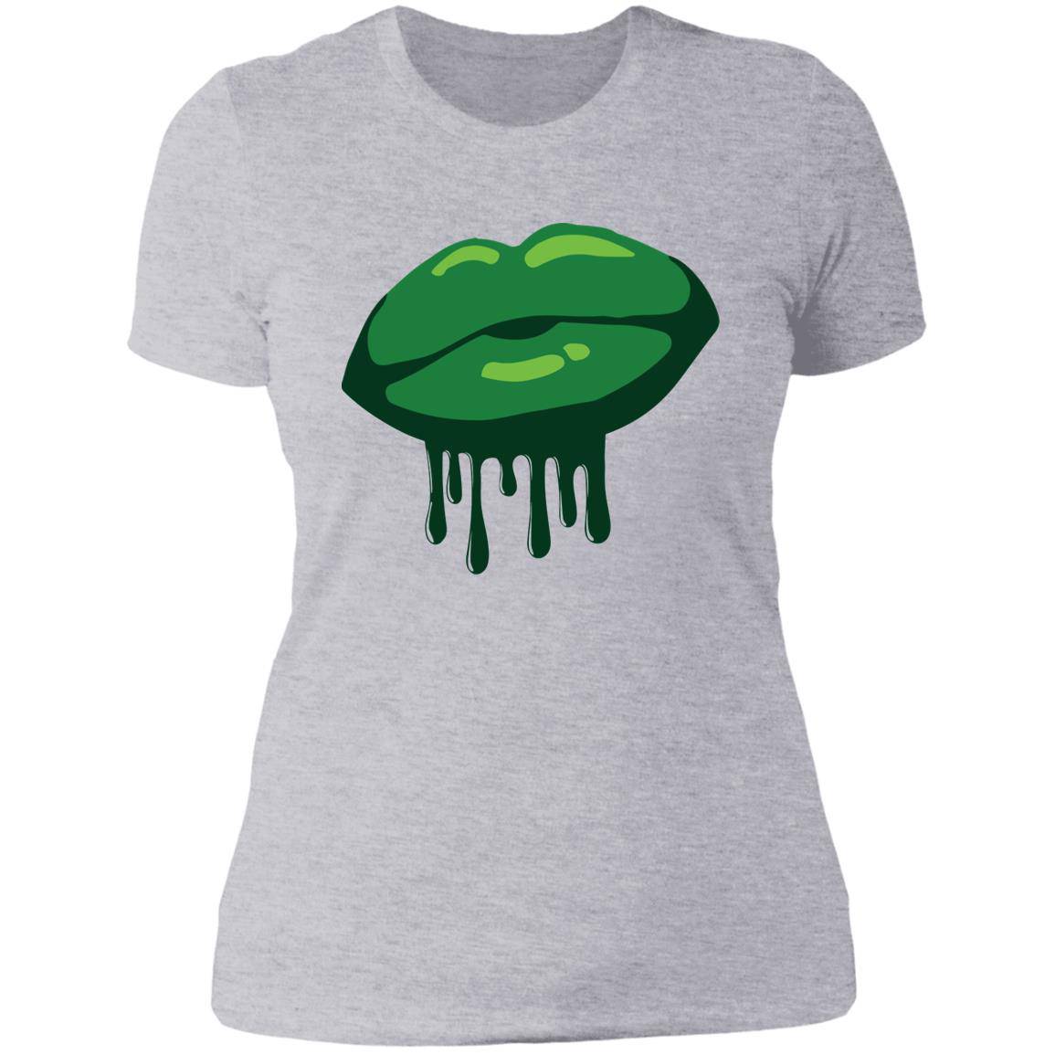 Irish Lips - Next Level Ladies' Boyfriend T-Shirt - Expressive DeZien