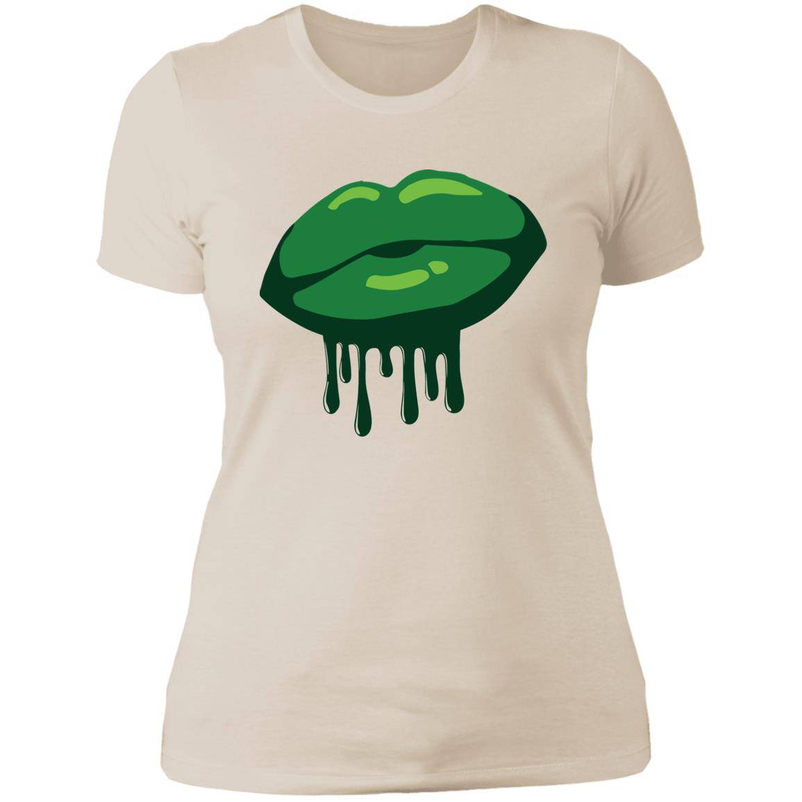 Irish Lips - Next Level Ladies' Boyfriend T-Shirt - Expressive DeZien
