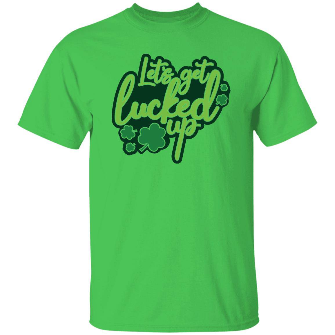 St Patty Classic Unisex T-Shirt - "Let's Get Lucked Up Tonight" - Expressive DeZien