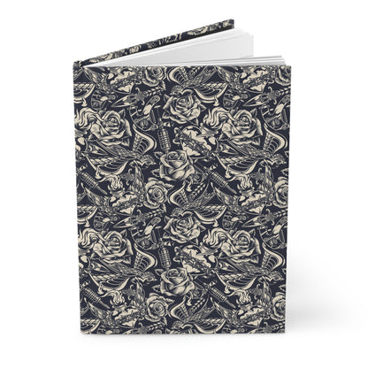 Vintage Tattoo Hardcover Journal - Expressive DeZien 