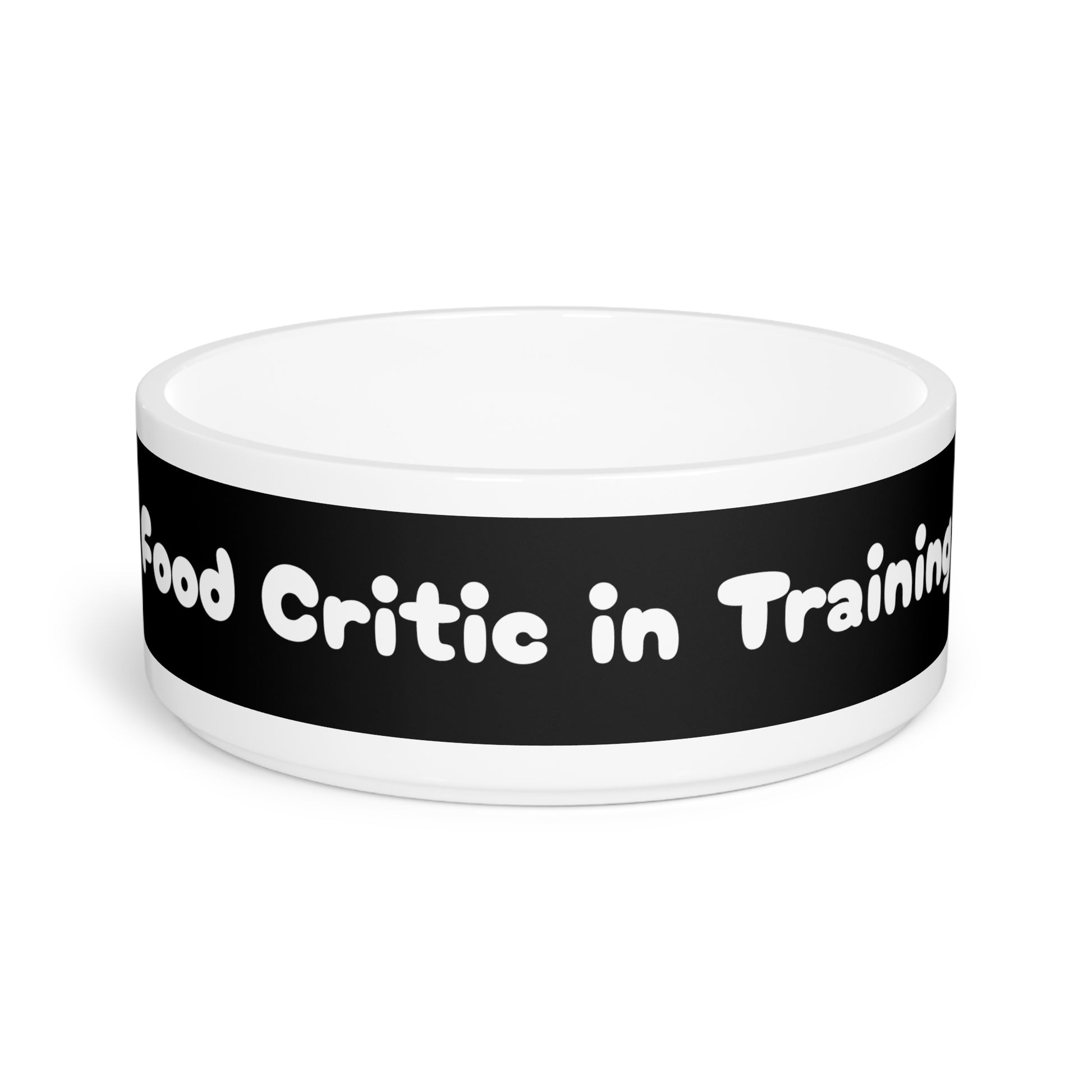 Pet Bowl Food Critic in Training - Expressive DeZien 