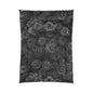 Black Monochrome Roses Comforter - Luxurious Floral Bedding for Cozy Atmosphere