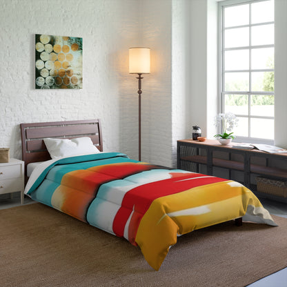 Fire Sky Over Water Comforter – Artist-Designed, Lightweight & Bold