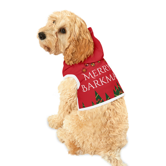 Pet Hoodie Merry Barkmas - Expressive DeZien 