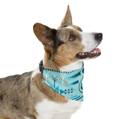 Pet Bandana Collar Native Blue Sky - Expressive DeZien 