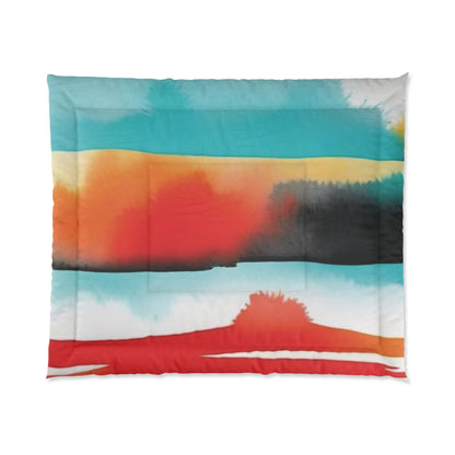 Fire Sky Over Water Comforter – Artist-Designed, Lightweight & Bold