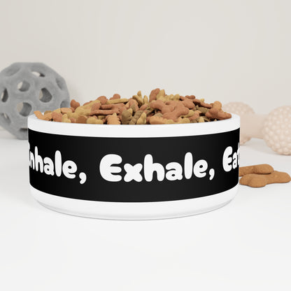 Pet Bowl Inhale, Exhale, Eat - Expressive DeZien 