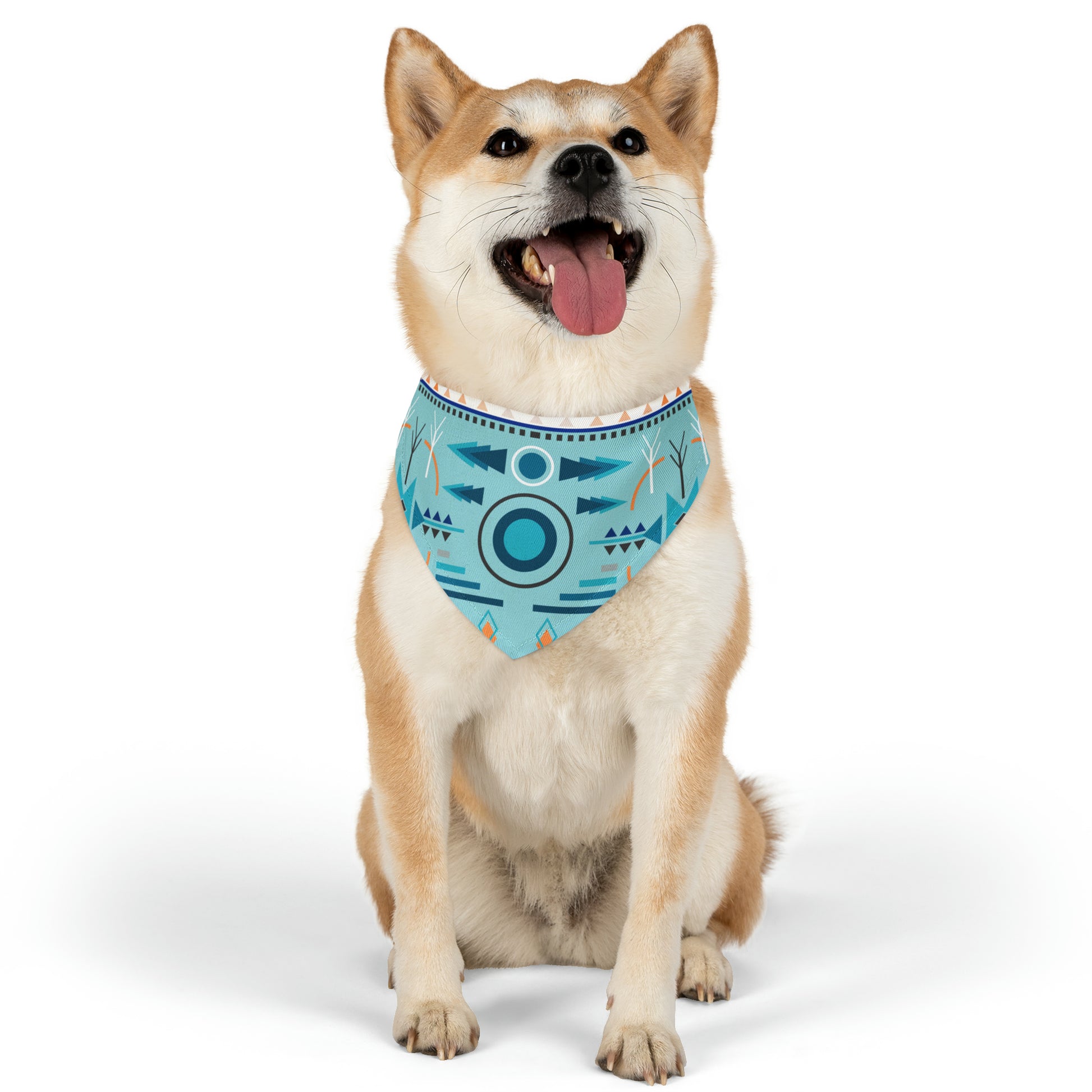 Pet Bandana Collar Native Blue Sky - Expressive DeZien 