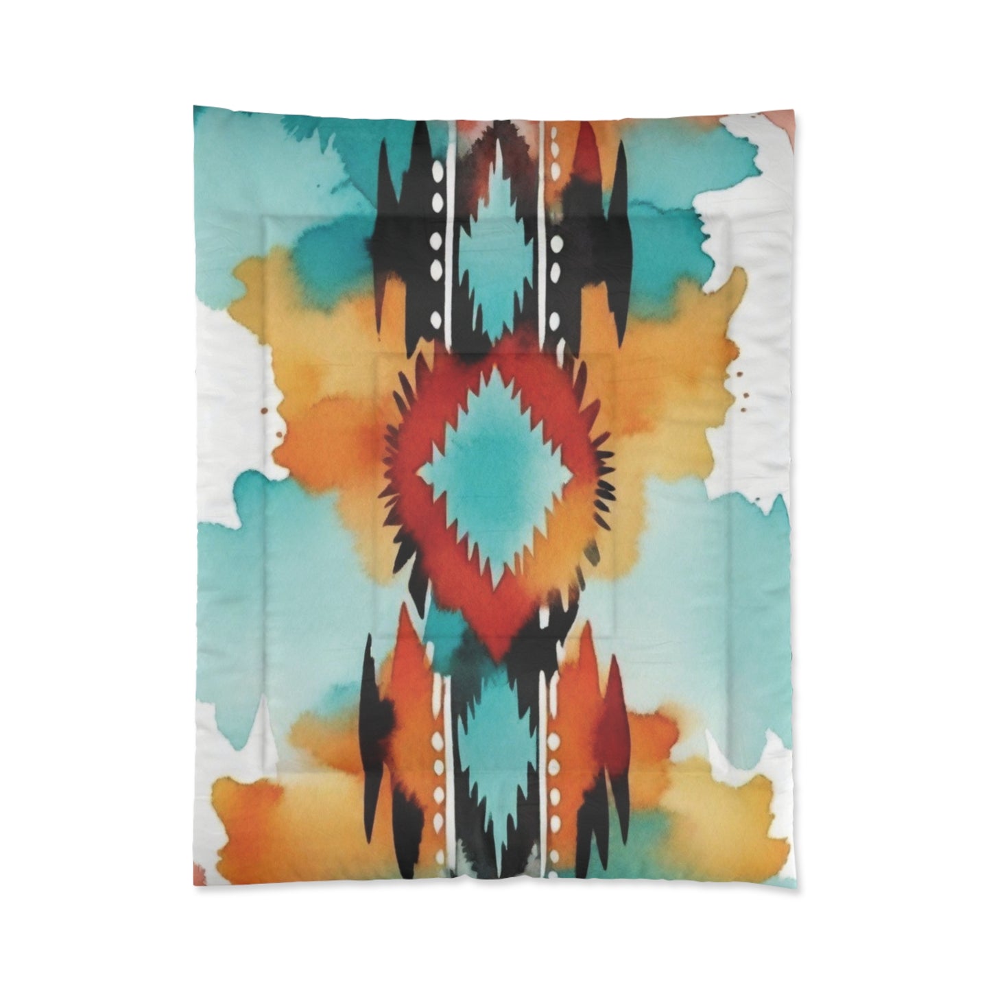 Vibrant Tribal Print Comforter - Boho Chic Bedding for Cozy Home Decor