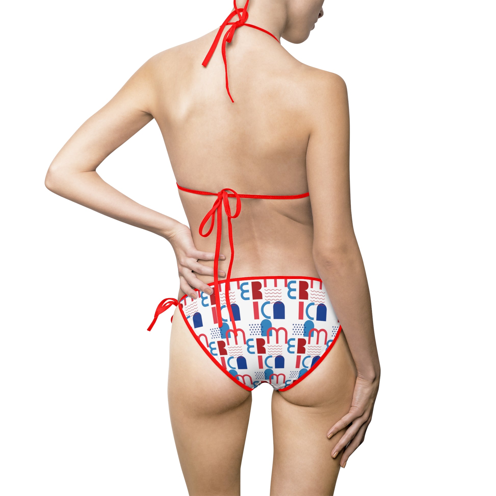 America Women's Bikini Swimsuit - Expressive DeZien 