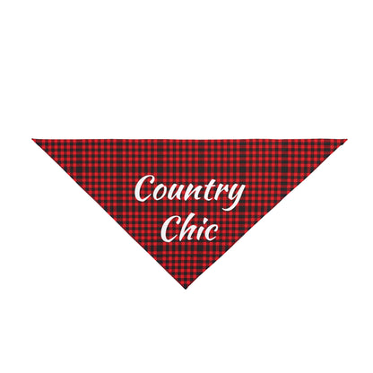 Pet Bandana Country Chic Buffalo print - Expressive DeZien 